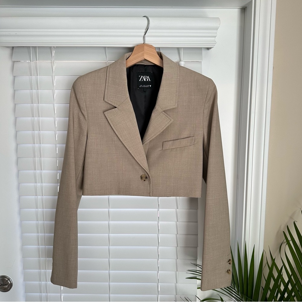 Zara Cropped Blazer